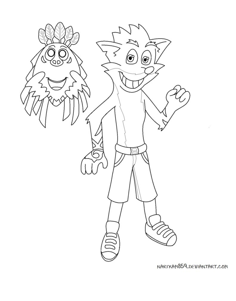 Best ideas about Crash Bandicoot Coloring Pages
. Save or Pin Crash Bandicoot and Aku Aku by MaryThaCake on DeviantArt Now.