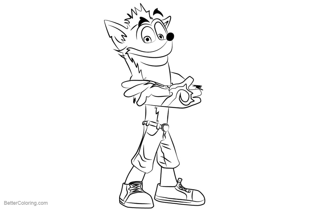 Best ideas about Crash Bandicoot Coloring Pages
. Save or Pin Crash Bandicoot Coloring Pages Free Printable Coloring Pages Now.