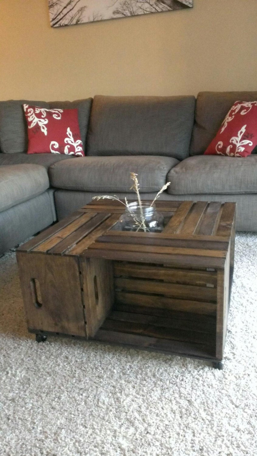 Best ideas about Crate Coffee Table
. Save or Pin Apple Crate coffee table made to order for by Now.