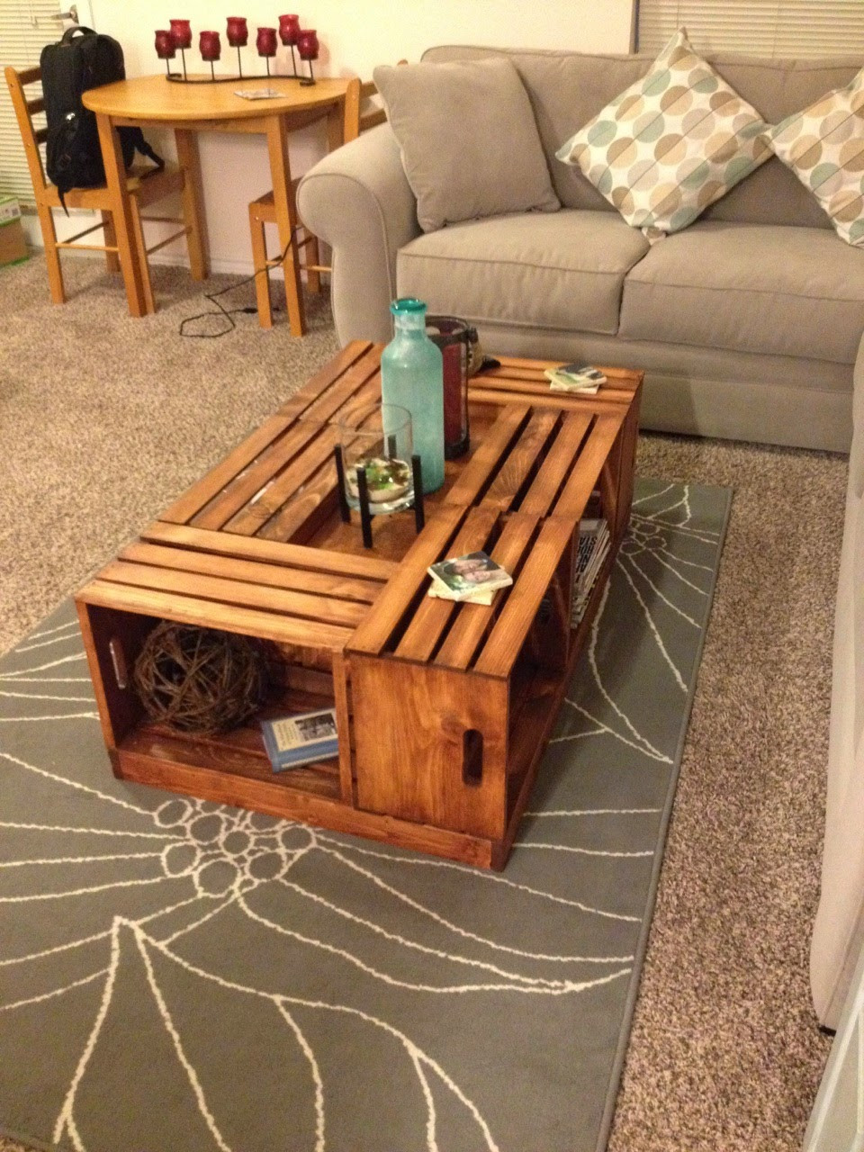 Best ideas about Crate Coffee Table
. Save or Pin Livingston Way DIY Wine Crate Coffee Table Now.