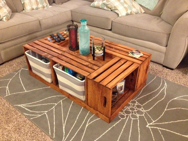 Best ideas about Crate Coffee Table DIY
. Save or Pin Livingston Way DIY Wine Crate Coffee Table Now.