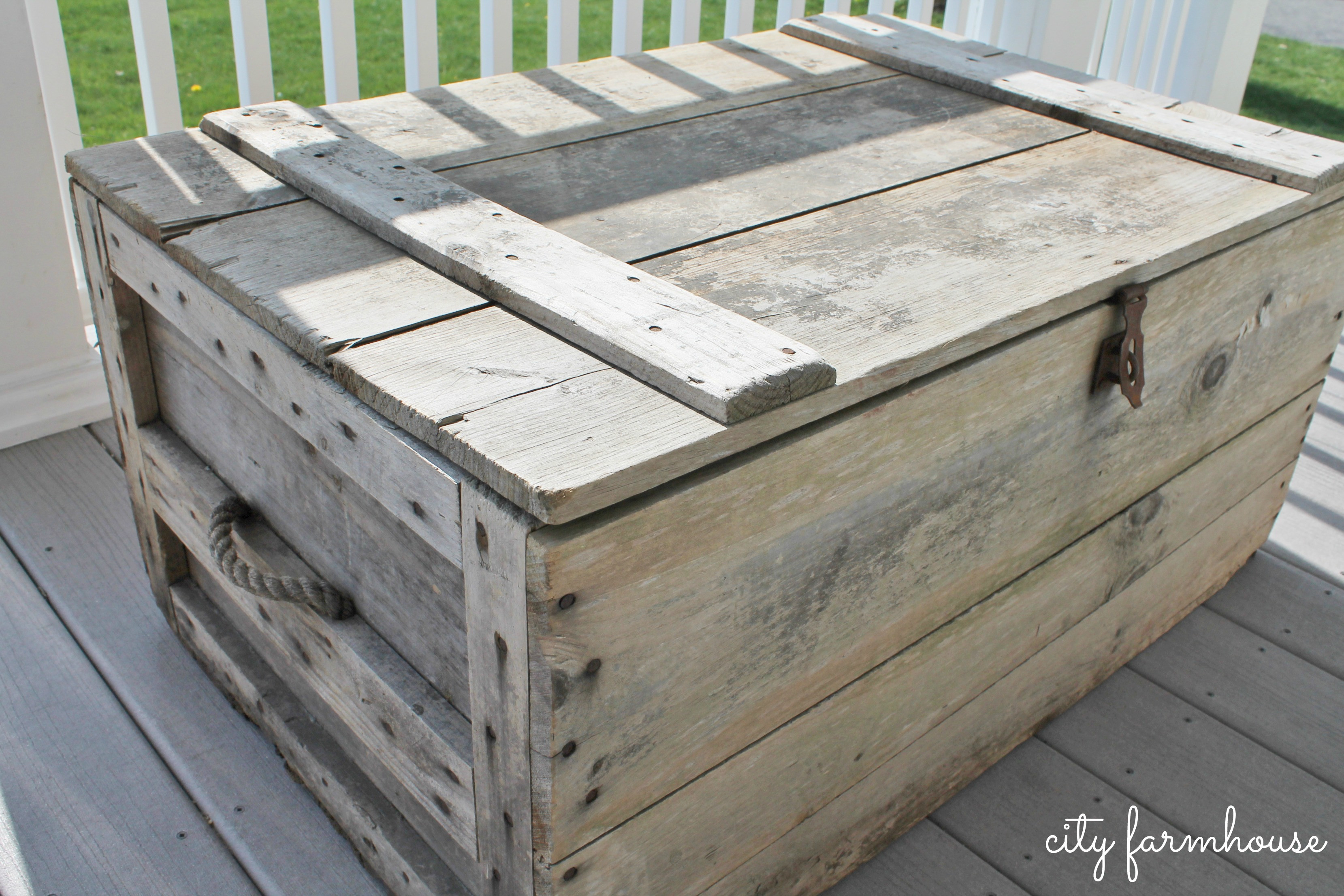 Best ideas about Crate Coffee Table
. Save or Pin How To Turn A Vintage Crate Into A Coffee Table With Now.