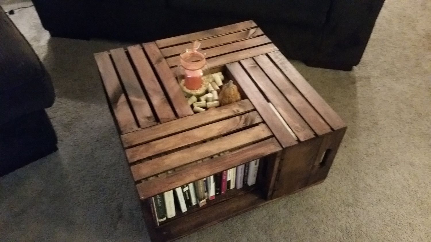 Best ideas about Crate Coffee Table
. Save or Pin Wine Crate Coffee Table Now.