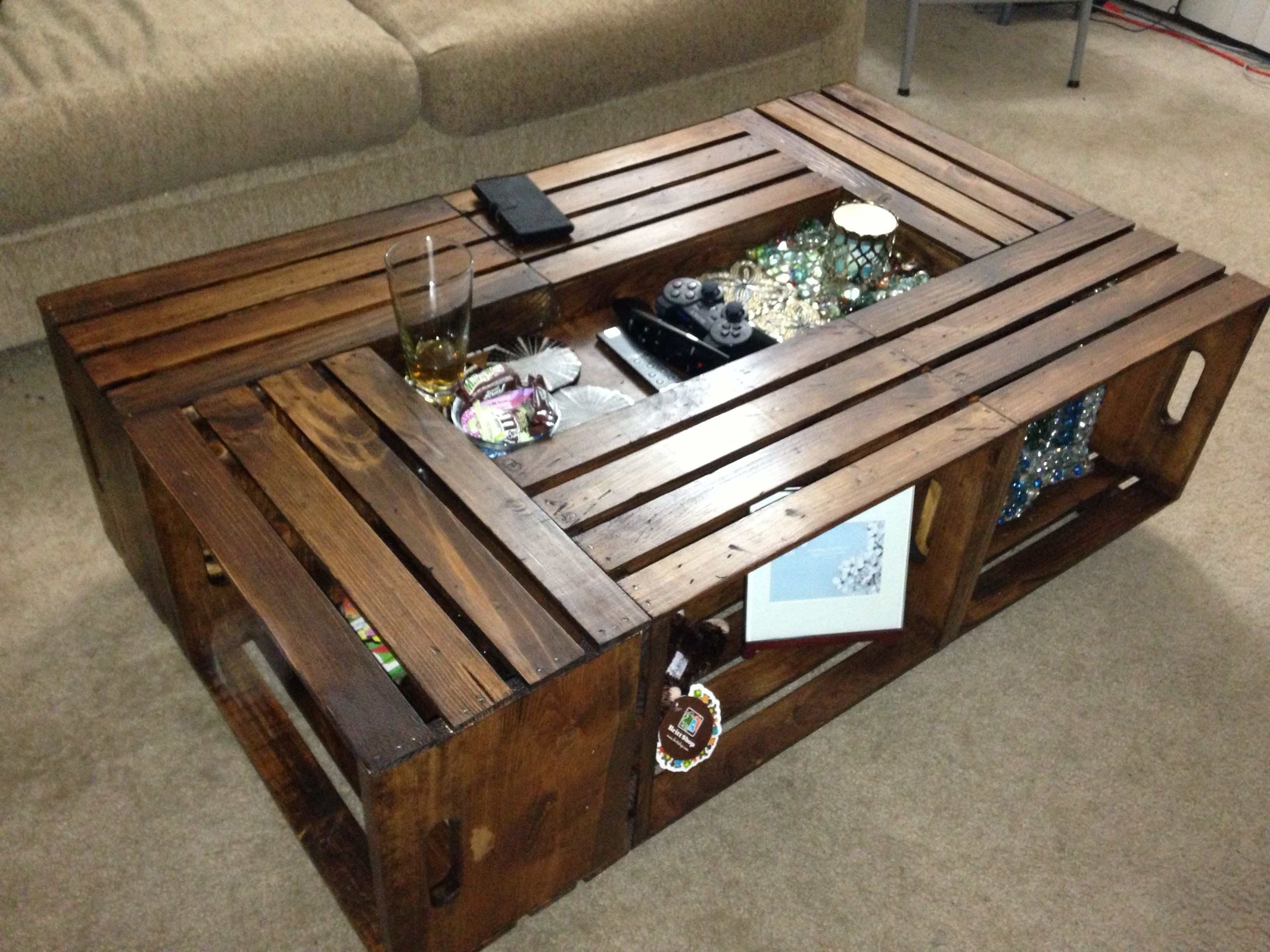 Best ideas about Crate Table DIY
. Save or Pin Extended crate coffee table DIY Pinterest Now.