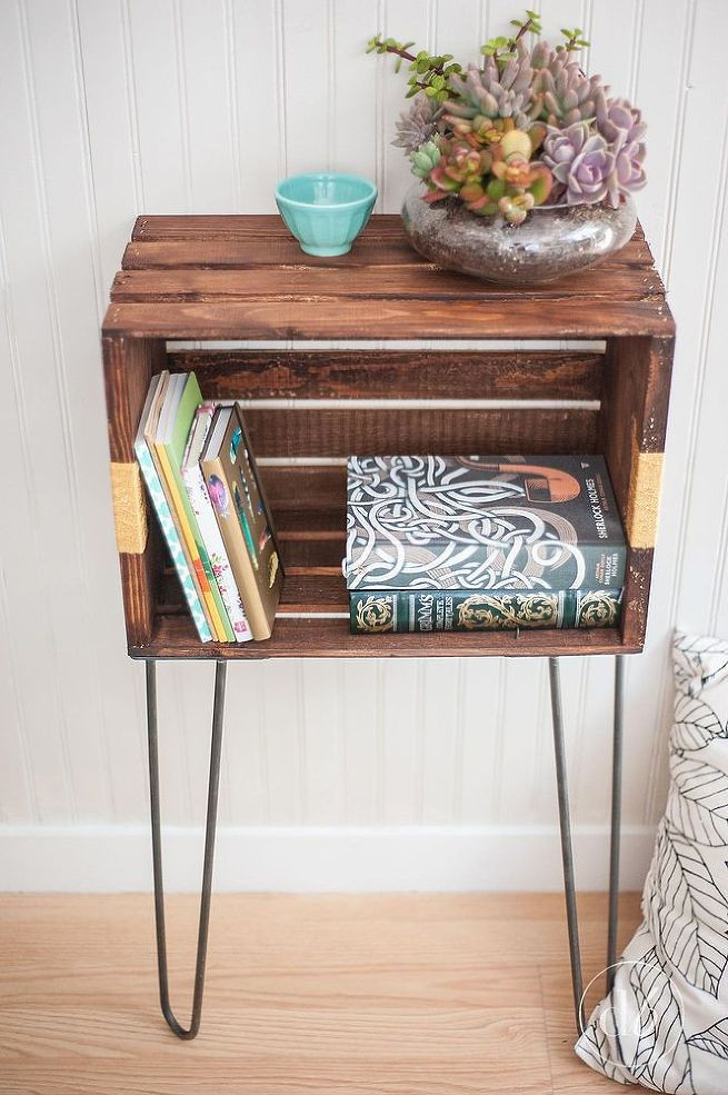 Best ideas about Crate Table DIY
. Save or Pin Get the Perfect Bedside Table Even If You Don t Have the Now.