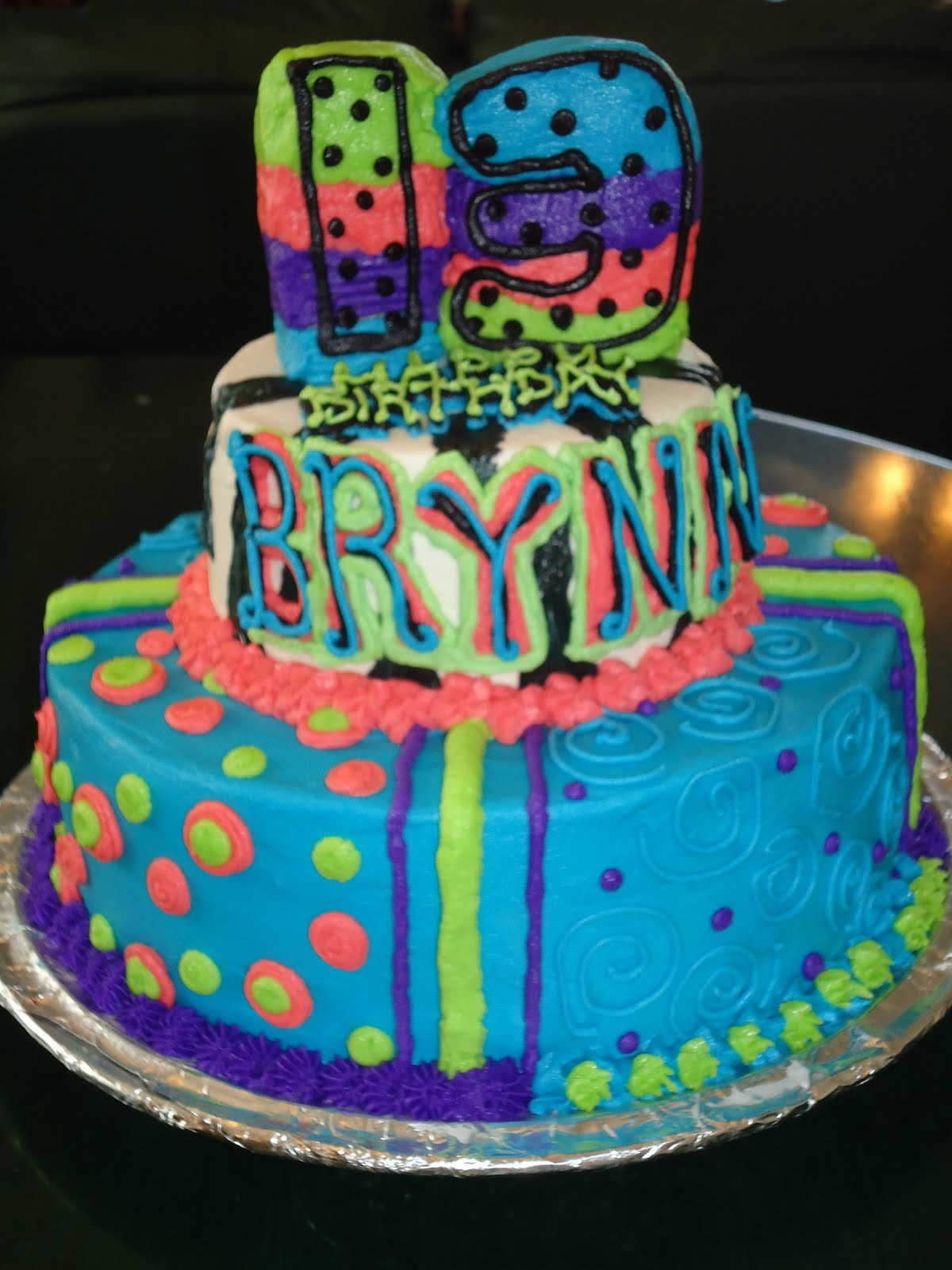 Best ideas about Crazy Birthday Cake
. Save or Pin Cat s Cake Creations WILD and CRAZY Colorful Birthday Cake Now.