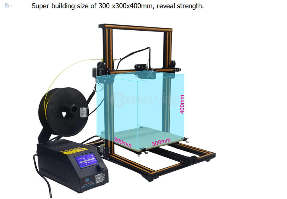 Best ideas about Creality3D Cr - 10 3D Desktop DIY Printer
. Save or Pin Creality3D CR 10 High Accuracy 3D Desktop Printer Black Now.