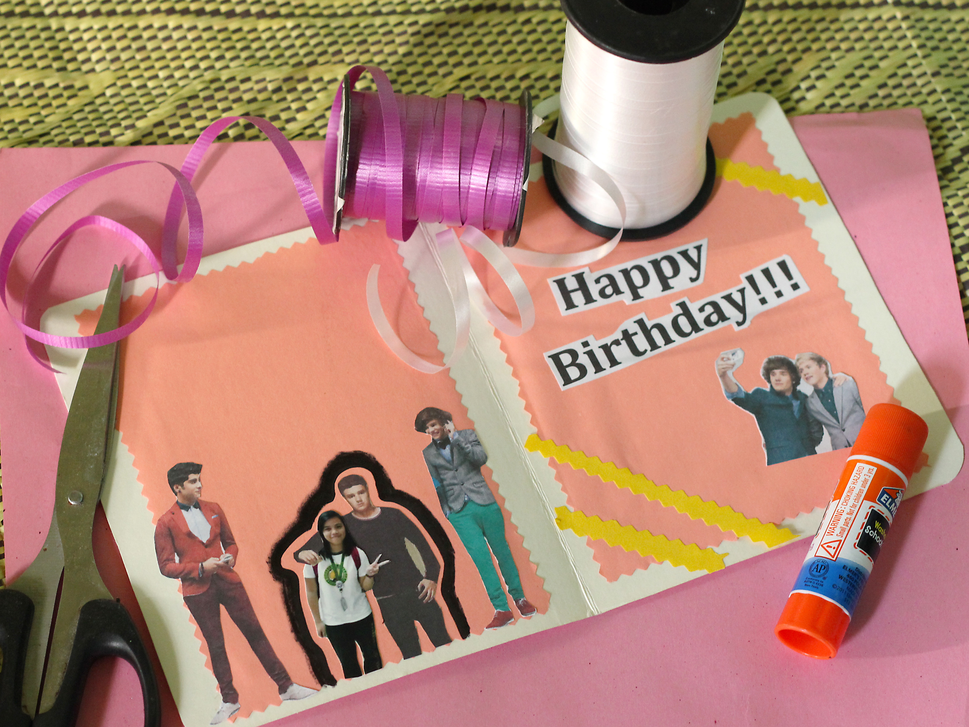 Best ideas about Create A Birthday Card
. Save or Pin How to Make a Birthday Card for a e Direction Fan 7 Steps Now.