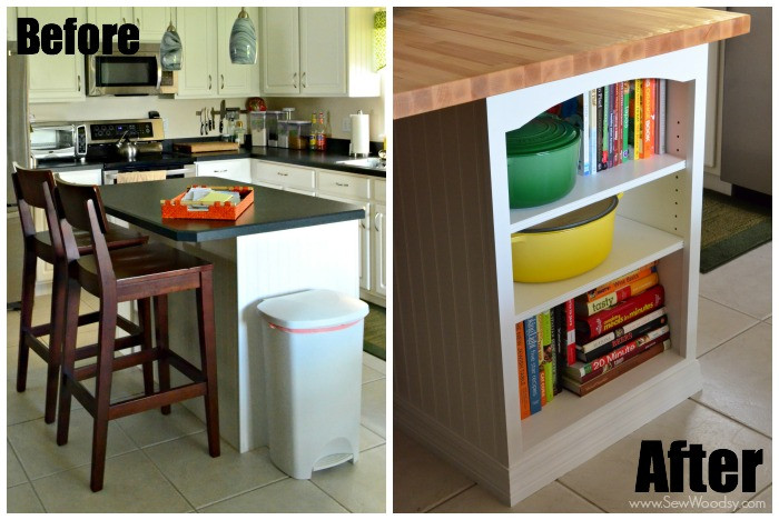 Best ideas about Create A Custom DIY Kitchen Island
. Save or Pin Video Kitchen Island Custom Bookcase Sew Woodsy Now.