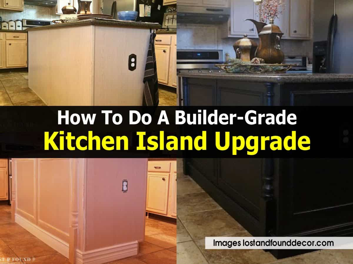 Best ideas about Create A Custom DIY Kitchen Island
. Save or Pin How To Do A Builder Grade Kitchen Island Upgrade Now.