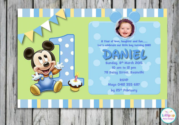 Best ideas about Create Birthday Invitation Card With Photo Free
. Save or Pin 30 Mickey Mouse Invitation Template Now.