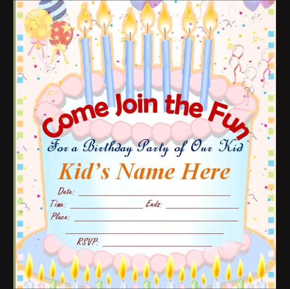 Best ideas about Create Birthday Invitation Card With Photo Free
. Save or Pin Sample Birthday Invitation Template 40 Documents in PDF Now.