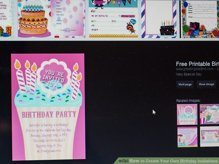 Best ideas about Create Free Birthday Invitations
. Save or Pin 3 Ways to Create Your Own Birthday Invitations wikiHow Now.