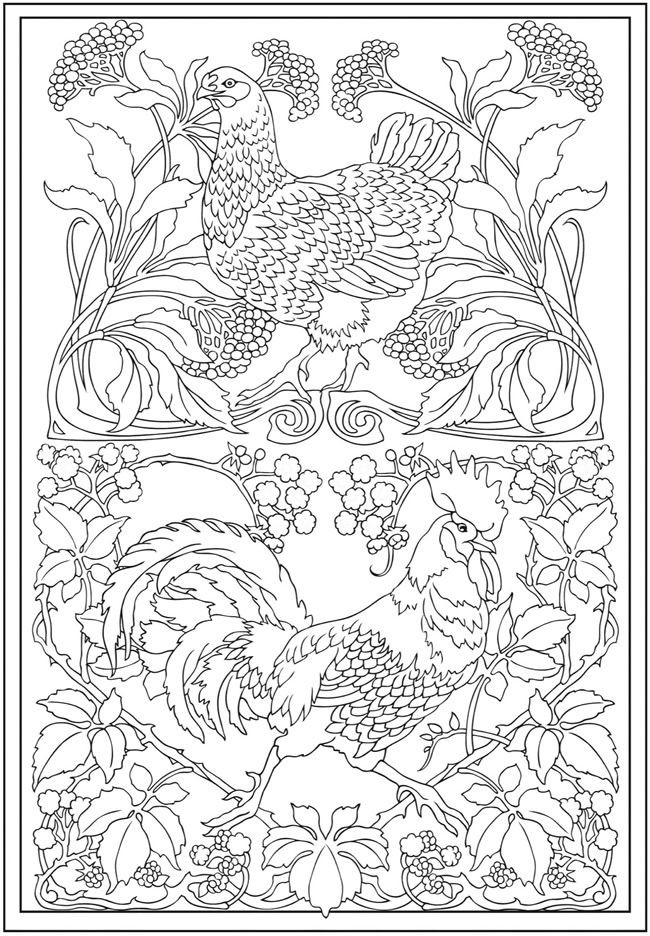 Best ideas about Creative Coloring Pages For Adults
. Save or Pin Creative Haven Art Nouveau Animal Designs Coloring Book Now.