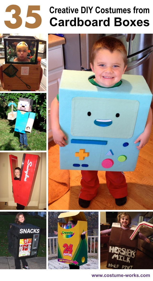 Best ideas about Creative DIY Costume
. Save or Pin 35 Creative DIY Halloween Costumes from Cardboard Boxes Now.