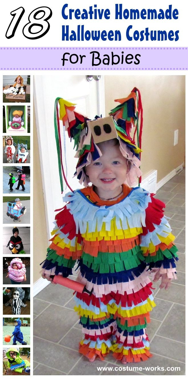 Best ideas about Creative DIY Halloween Costumes
. Save or Pin 18 Creative Homemade Halloween Costumes for Babies Now.