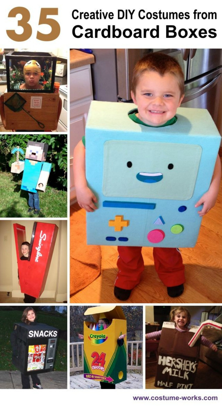 Best ideas about Creative DIY Halloween Costumes
. Save or Pin Cardboard Creativity 8 Great Ideas Inspired by Boxtrolls Now.