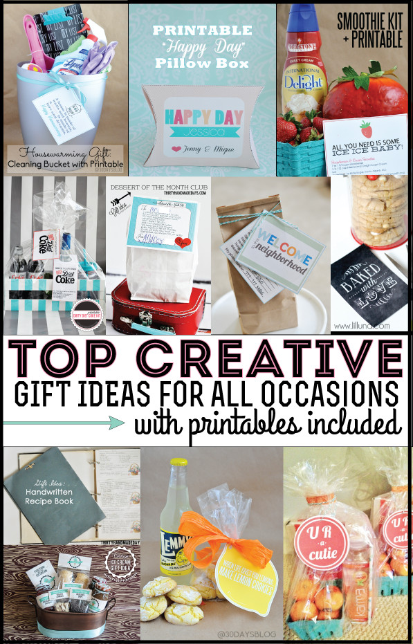Best ideas about Creative Gift Ideas
. Save or Pin Top Creative Gift Ideas with Printables Now.