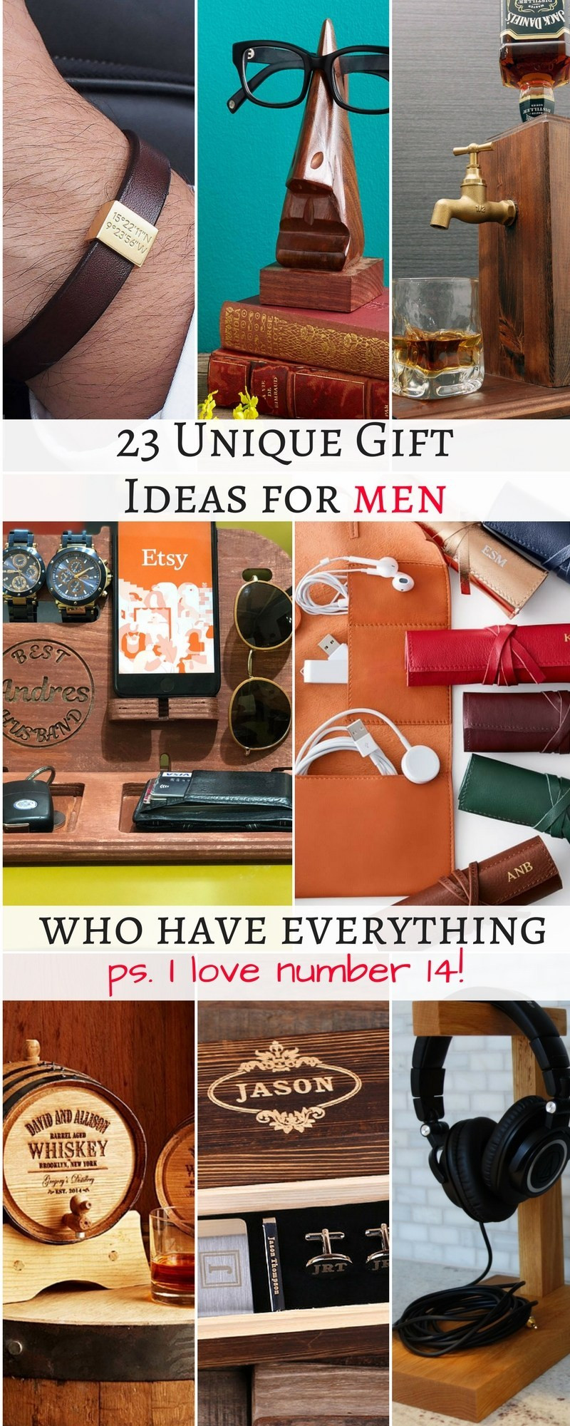 Best ideas about Creative Gift Ideas Men Who Have Everything
. Save or Pin 23 Unique Gift Ideas for Men Who Have Everything Best Now.