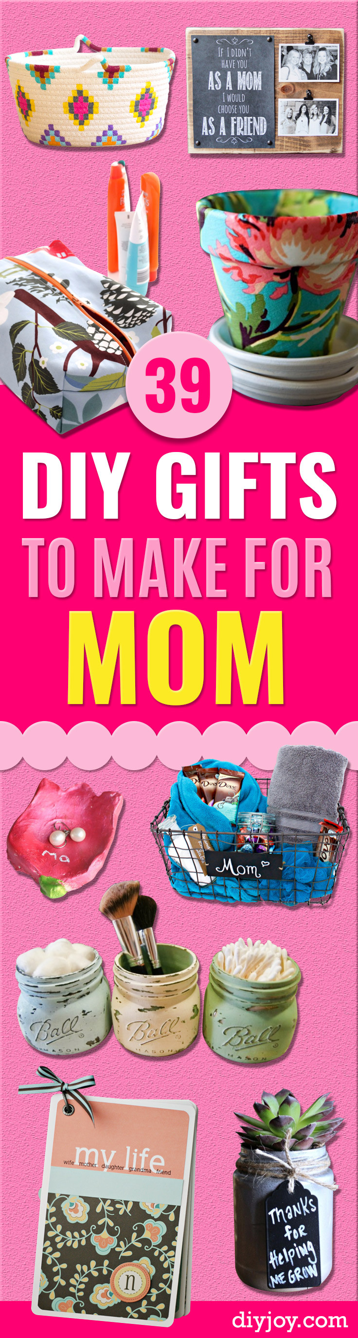 Best ideas about Creative Gifts For Mom Birthday
. Save or Pin 39 Creative DIY Gifts to Make for Mom Now.