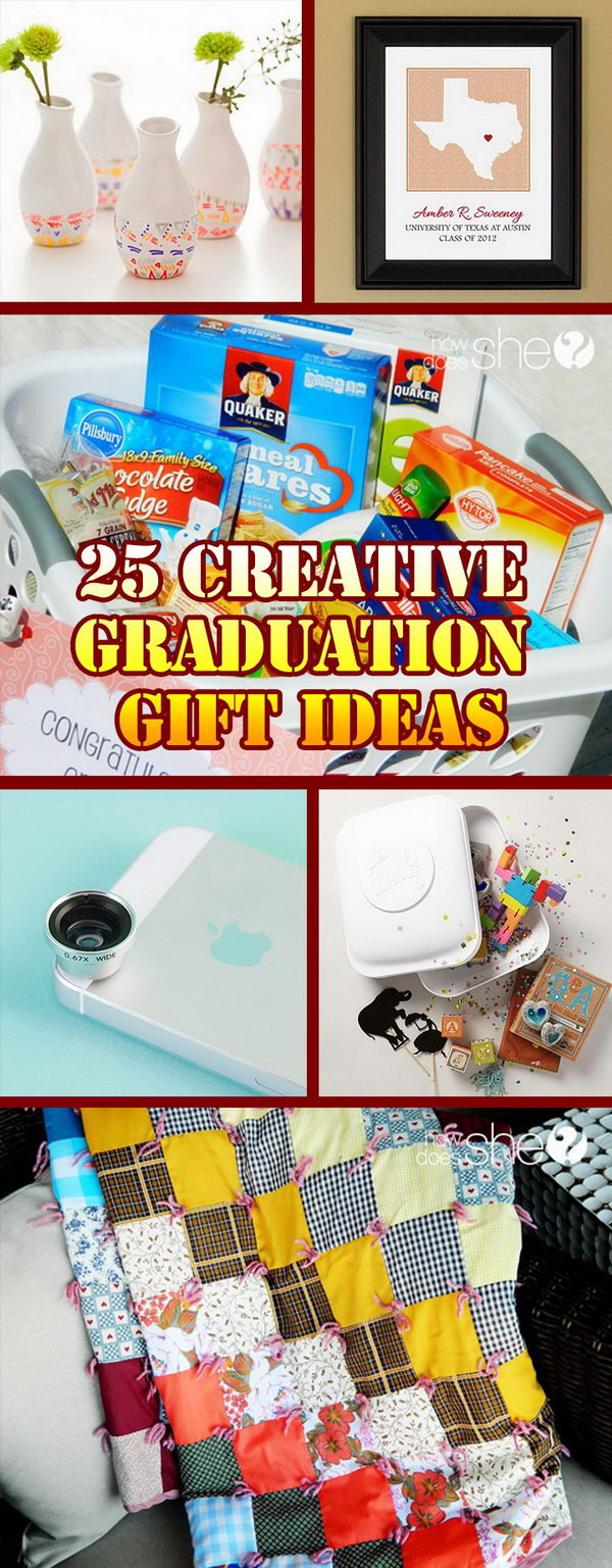 Best ideas about Creative Graduation Gift Ideas
. Save or Pin 25 Creative Graduation Gift Ideas Hative Now.