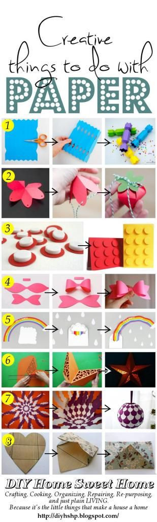 Best ideas about Creative Thing To Make
. Save or Pin DIY Home Sweet Home Creative things to make from paper Now.