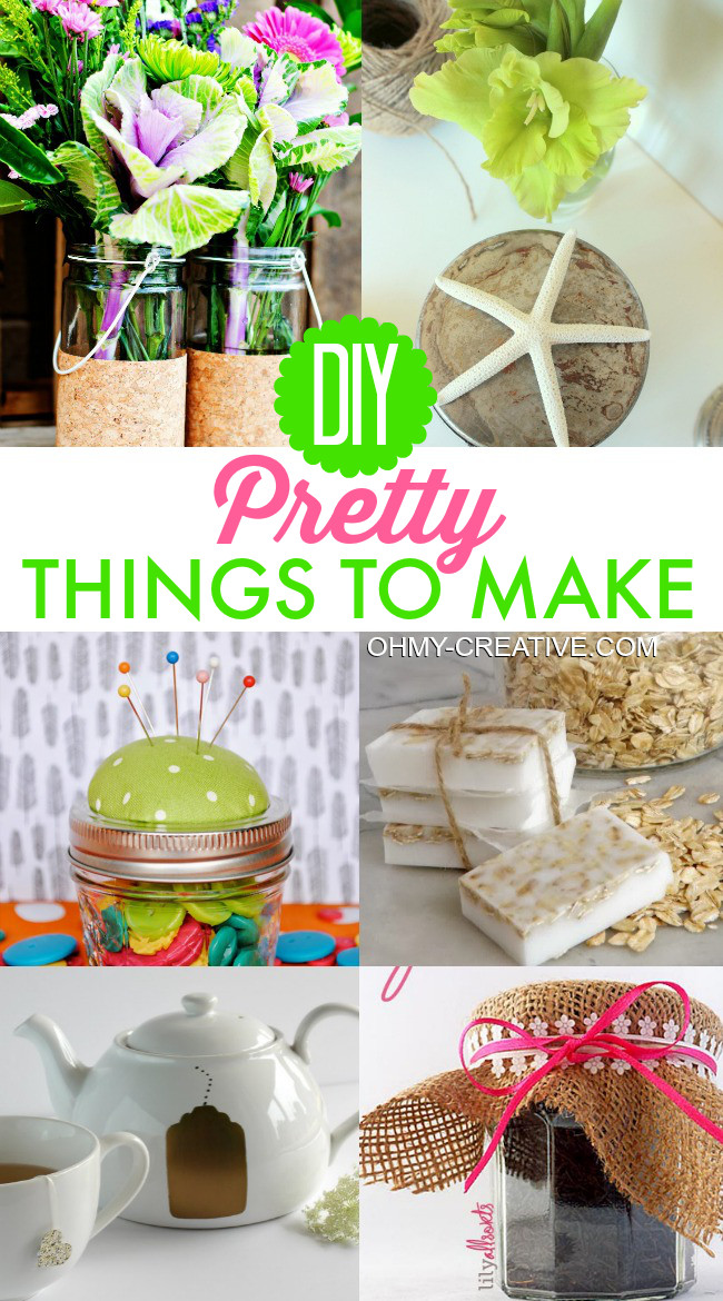 Best ideas about Creative Thing To Make
. Save or Pin DIY Pretty Things To Make Oh My Creative Now.