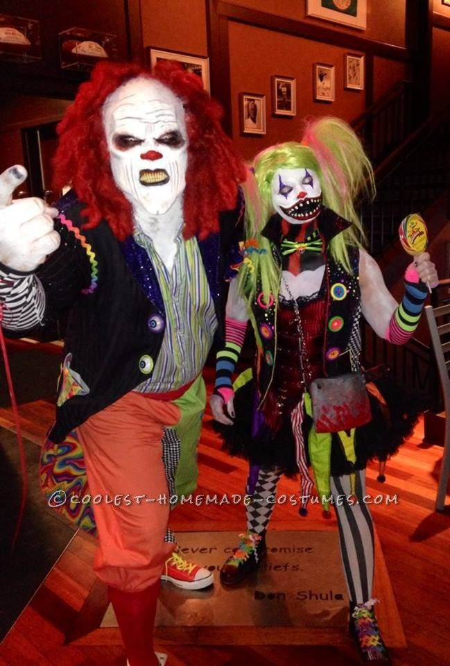 Best ideas about Creepy Clown Costume DIY
. Save or Pin Creepy Clown Couple Costume Now.