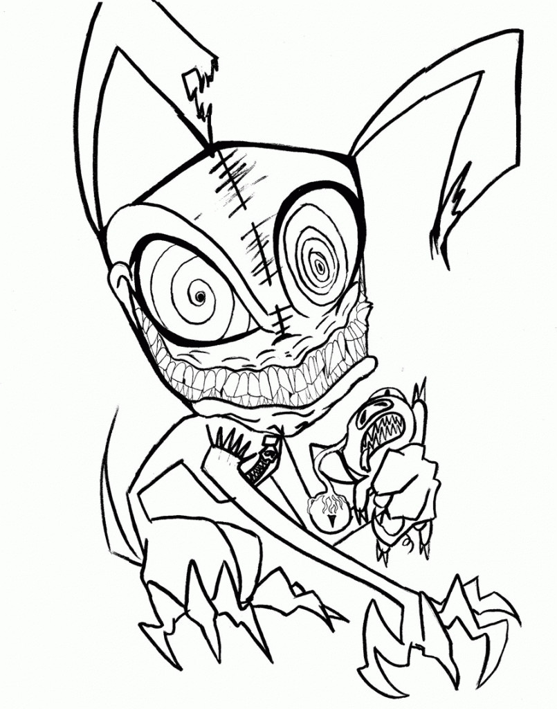 Best ideas about Creepy Coloring Pages For Adults
. Save or Pin Scary Coloring Pages Best Coloring Pages For Kids Now.