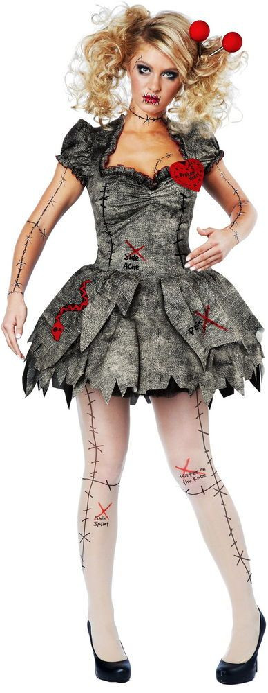 Best ideas about Creepy Doll Costume DIY
. Save or Pin Creepy Pins & Needles Voodoo Outfit Halloween Rag Doll Now.