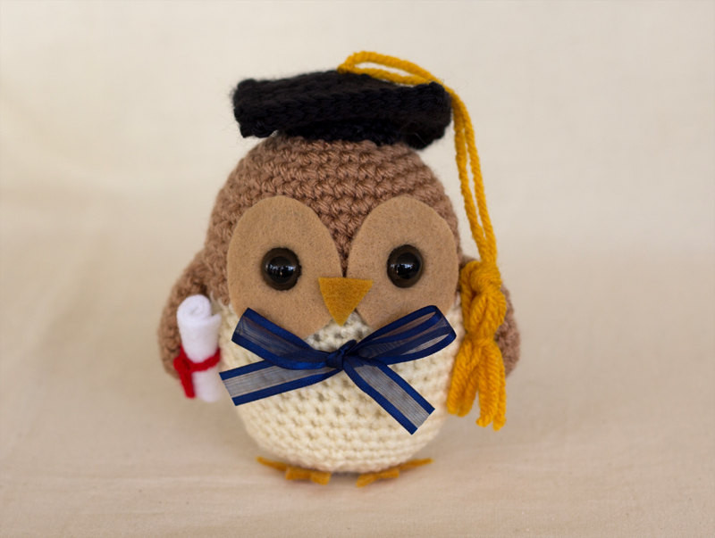 Best ideas about Crochet Graduation Gift Ideas
. Save or Pin Graduation Owl Crochet Pattern Owl Amigurumi Crocheted Bird Now.