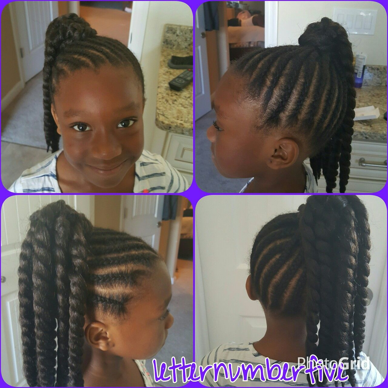 Best ideas about Crochet Hairstyles For Little Girls
. Save or Pin Crochet ponytail with cornrows Now.