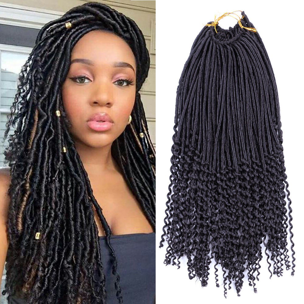 Best ideas about Crochet Locs Hairstyles
. Save or Pin 1Pcs Crochet Hairstyles Faux Locs Curly Ends Dreadlock Now.