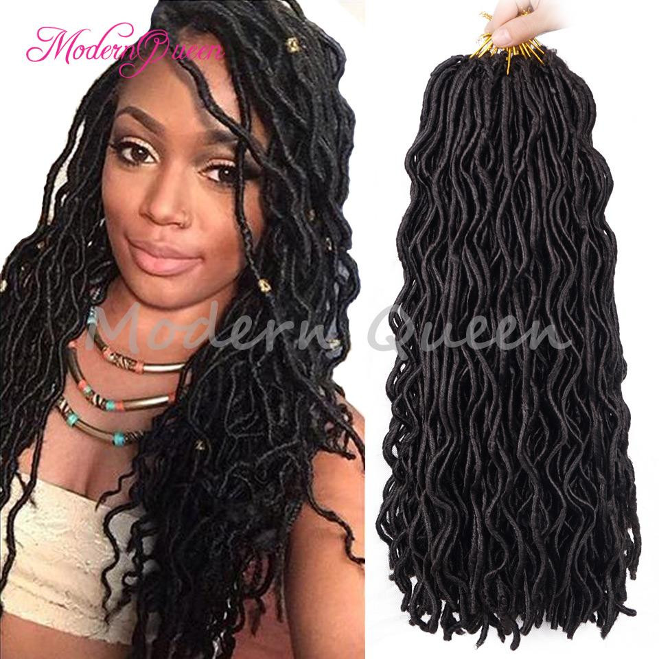 Best ideas about Crochet Locs Hairstyles
. Save or Pin 2019 18 Inch Soft Wavy Faux Locs Crochet Braids Curly Now.
