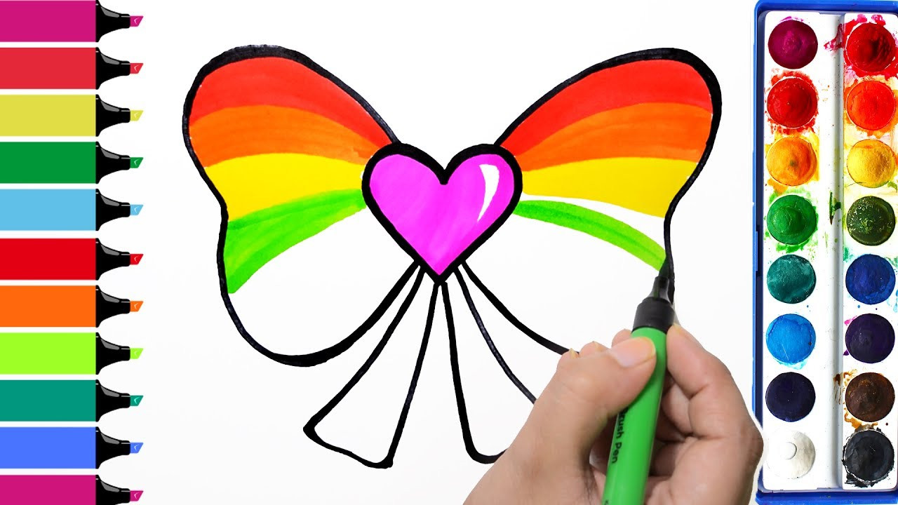 Best ideas about Crossbow Coloring Sheets For Girls
. Save or Pin Rainbow Heart Bow Coloring Page Now.