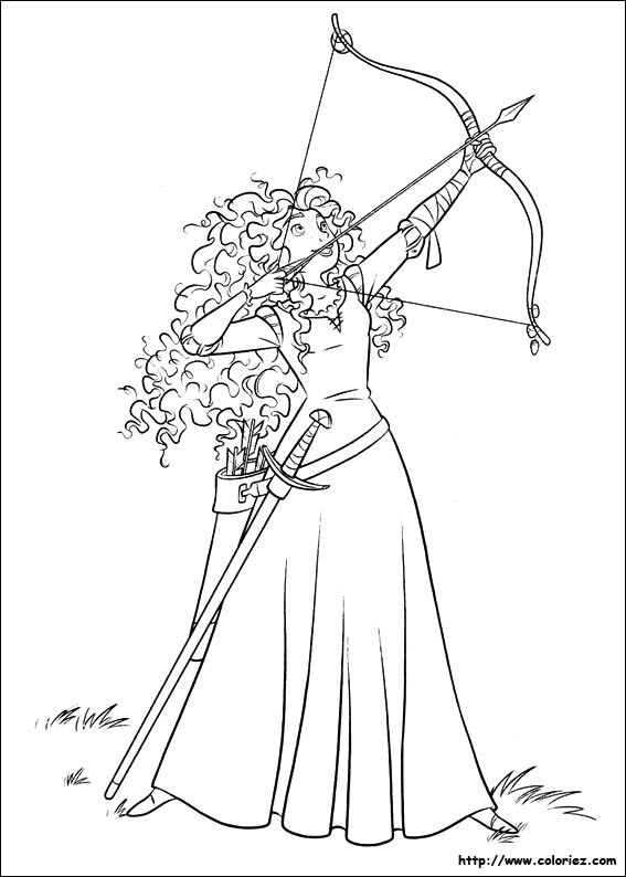 Best ideas about Crossbow Coloring Sheets For Girls
. Save or Pin Coloriages © Rebelle Now.