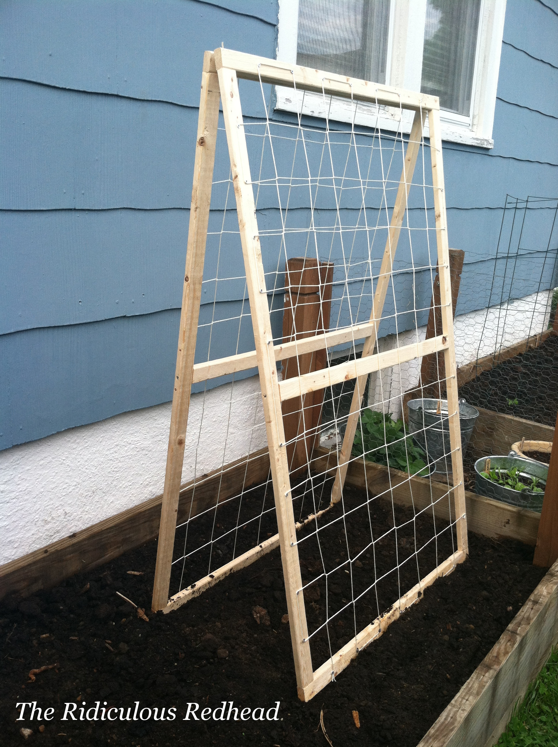 Best ideas about Cucumber Trellis DIY
. Save or Pin How to build a cucumber frame The Ridiculous Redhead Now.