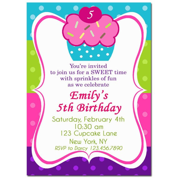 Best ideas about Cupcake Birthday Invitations
. Save or Pin Cupcake Birthday Invitation Printable or Printed with FREE Now.