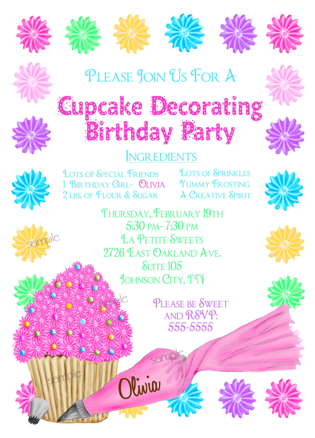 Best ideas about Cupcake Birthday Invitations
. Save or Pin Cupcake Decorating Invitations Cupcake party Baking Now.
