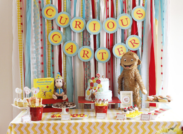 Best ideas about Curious George Birthday Decorations
. Save or Pin Curious George Birthday Party Now.