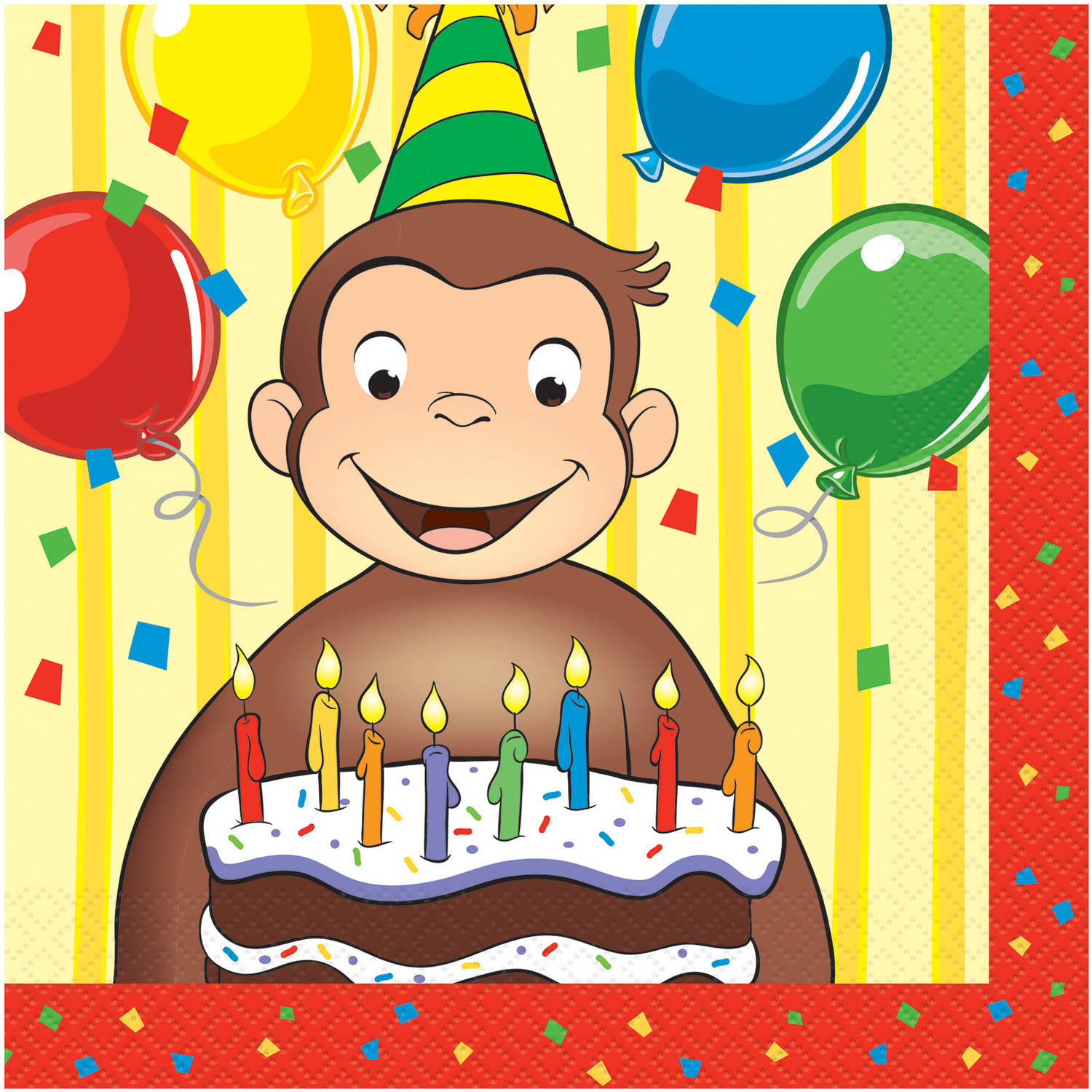 Best ideas about Curious George Birthday Decorations
. Save or Pin Curious George Party Hats 8ct Walmart Now.