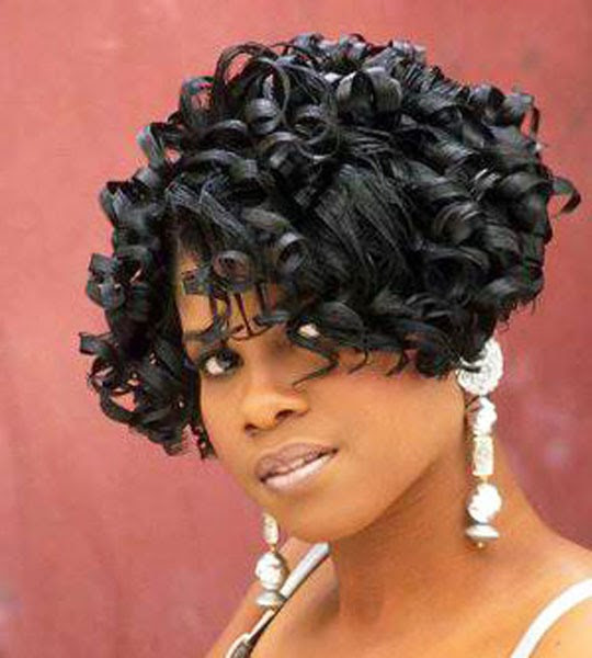 Best ideas about Curl Hairstyles For Black Hair
. Save or Pin Hair Club American Black Women Short Curly Hairstyle Now.