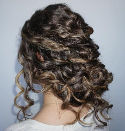 Best ideas about Curled Hairstyles Updo
. Save or Pin 40 Creative Updos for Curly Hair Now.