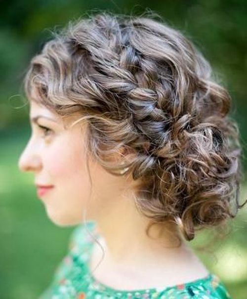 Best ideas about Curled Hairstyles Updo
. Save or Pin 25 Inspirational Medium Curly Hairstyles For Every Day Now.