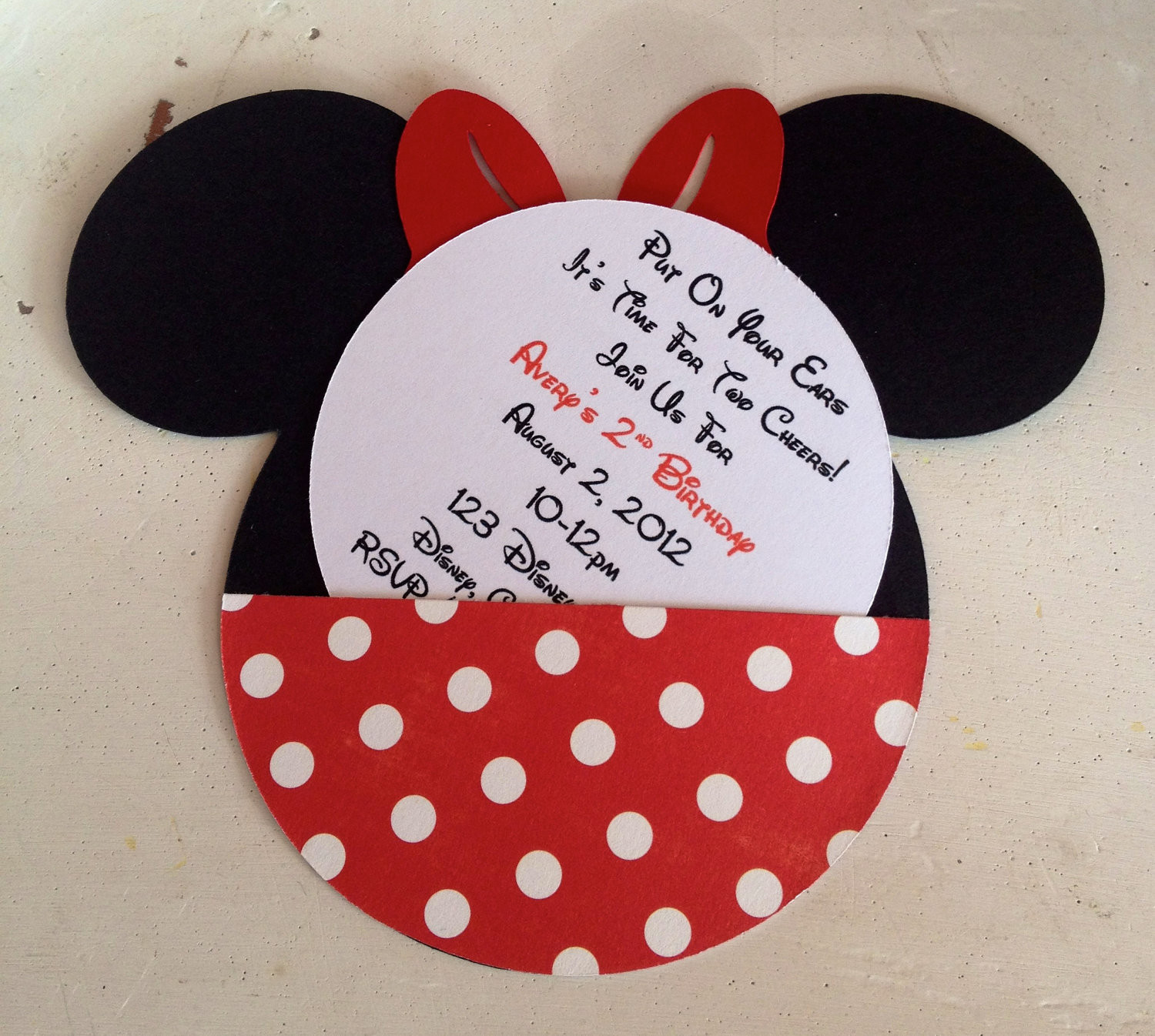 Best ideas about Custom Minnie Mouse Birthday Invitations
. Save or Pin Handmade Custom Red Minnie Mouse Birthday Invitations Set of Now.