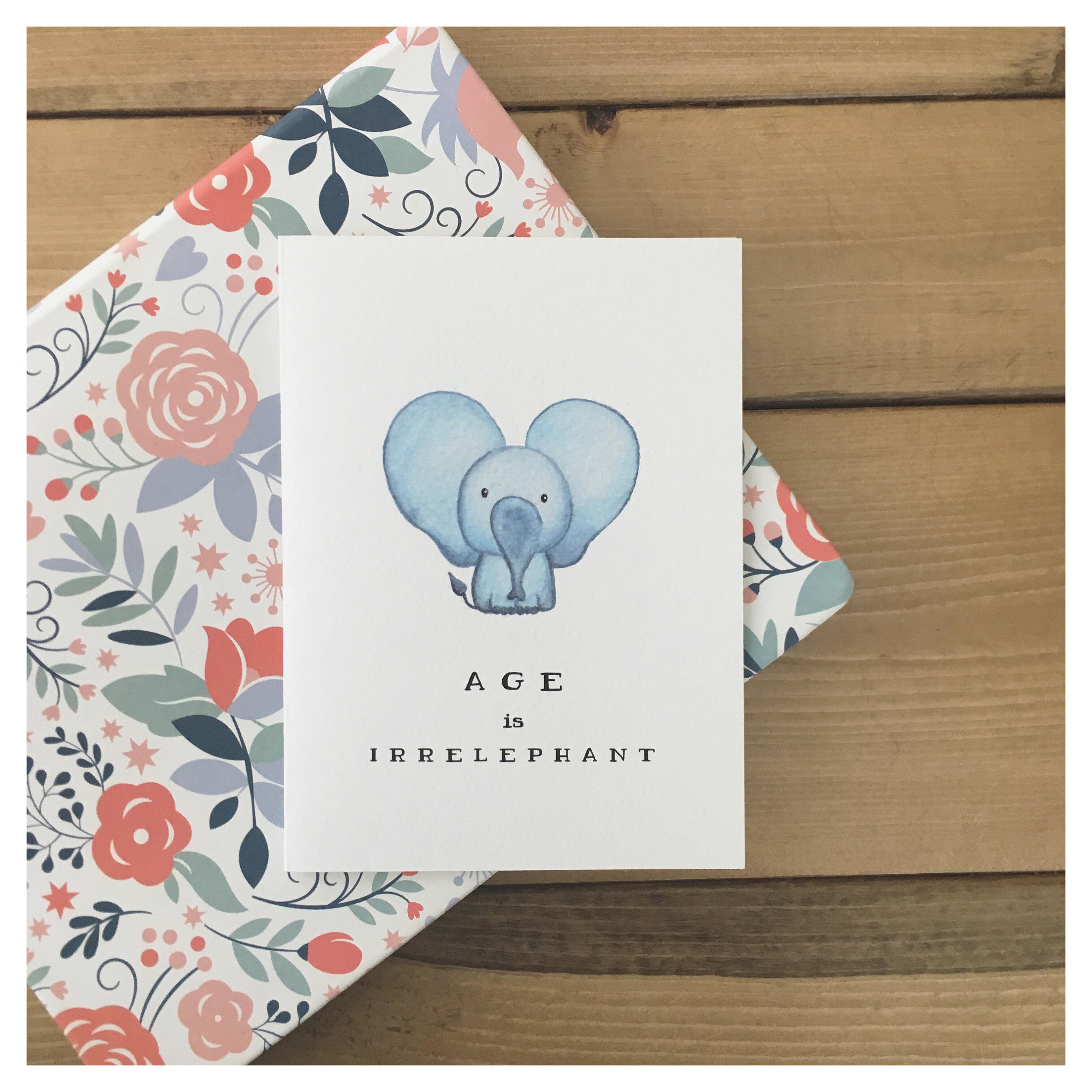 Best ideas about Cute Birthday Card
. Save or Pin ELEPHANT CARD funny birthday card birthday card cute Now.
