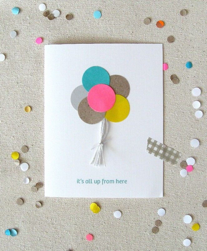 Best ideas about Cute Birthday Card Ideas
. Save or Pin DIY Balloon Card Kids Pinterest Now.