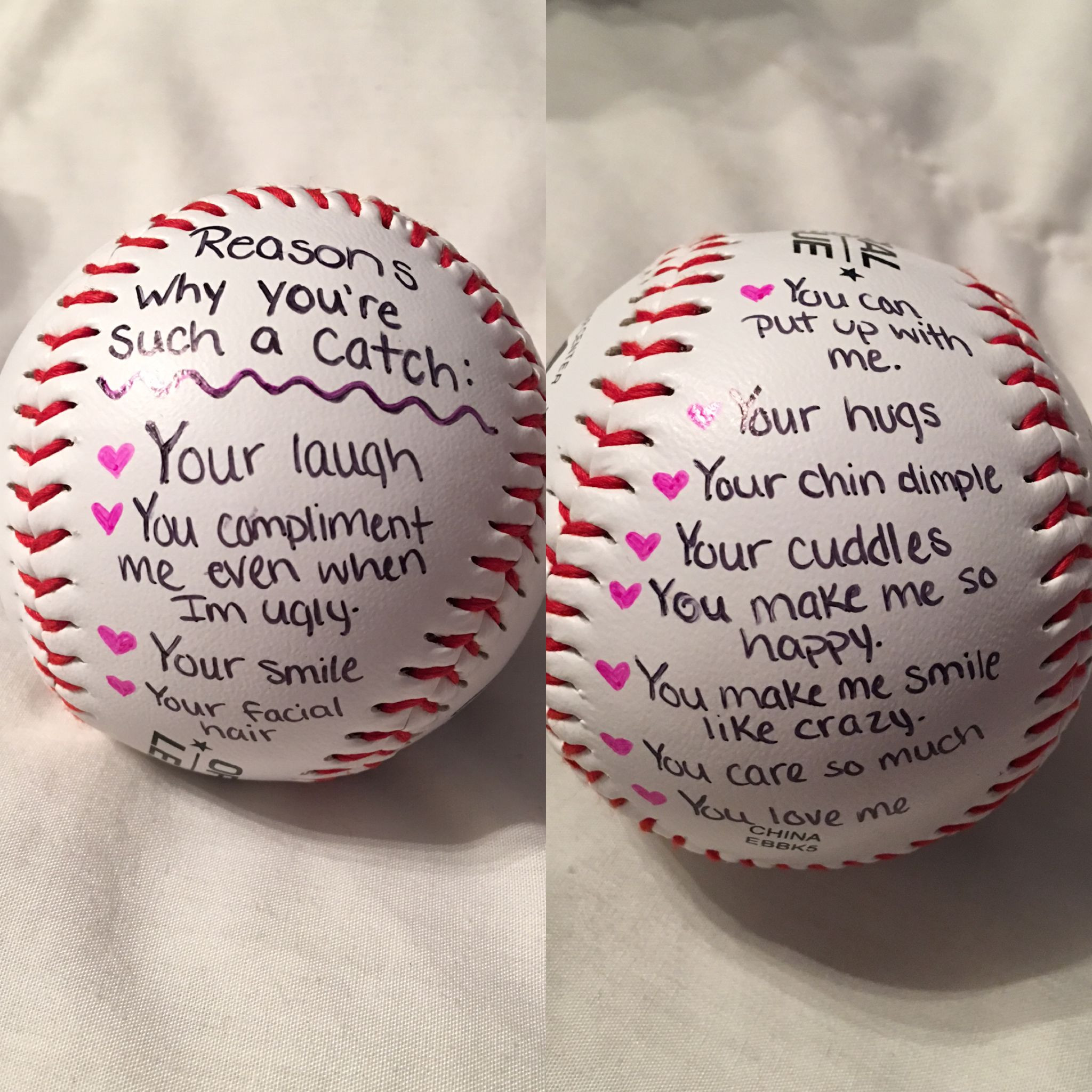 Best ideas about Cute Birthday Ideas For Him
. Save or Pin Cute baseball t for him Gift Ideas Now.