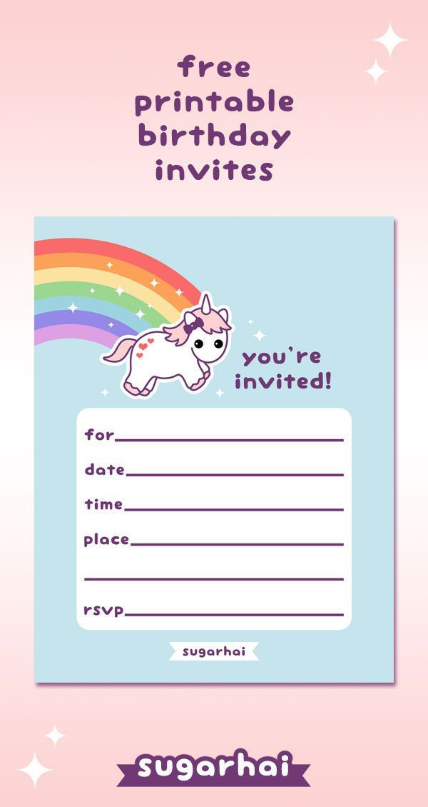 Best ideas about Cute Birthday Invitations
. Save or Pin Rainbow Unicorn Birthday Invitations Now.