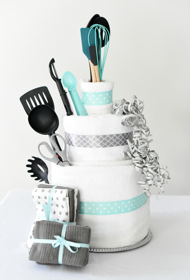 Best ideas about Cute Bridal Shower Gift Ideas
. Save or Pin Towel Cake A Fun DIY Bridal Shower Gift – Fun Squared Now.